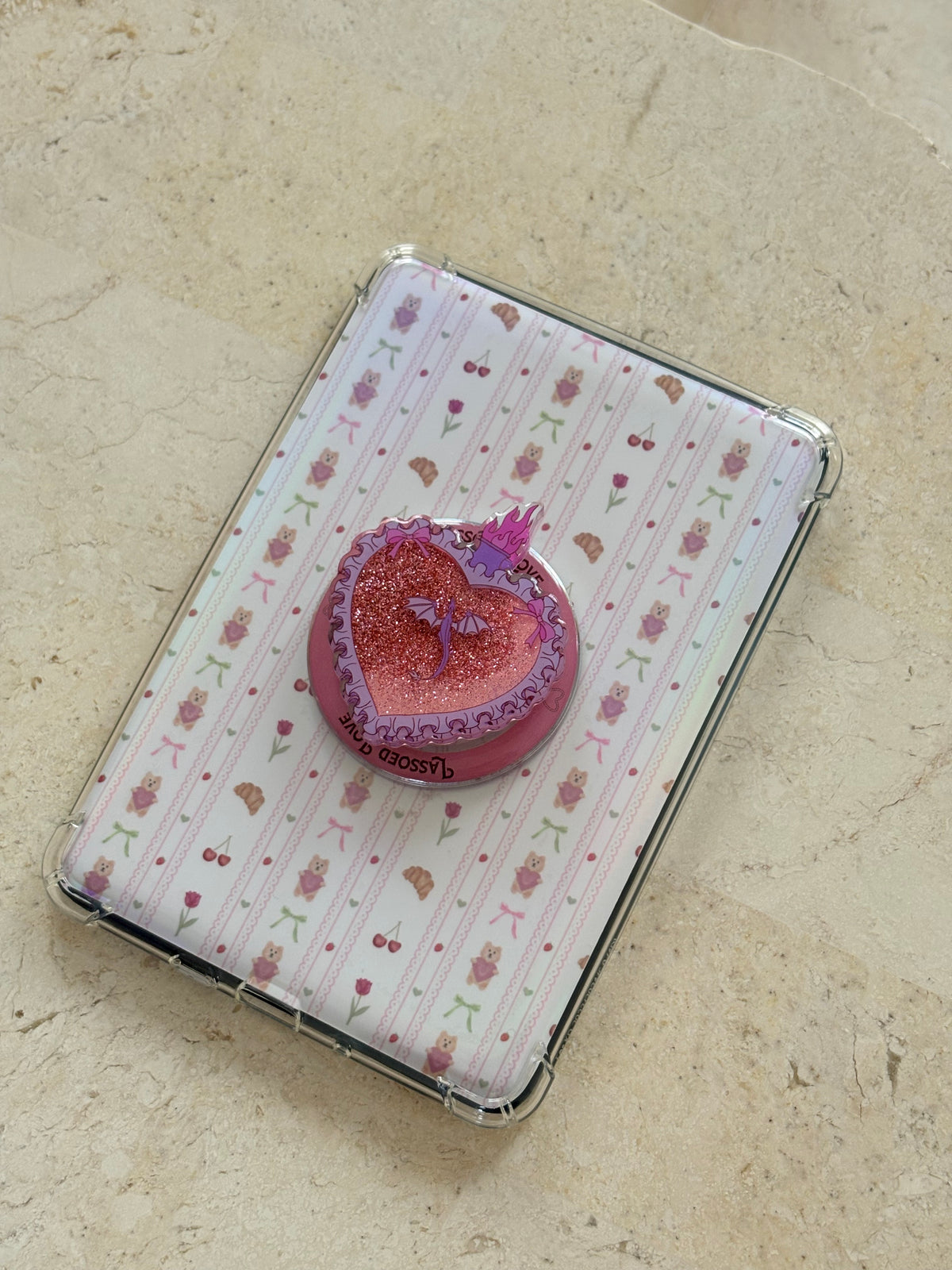 Pretty in Pink E-Reader Insert