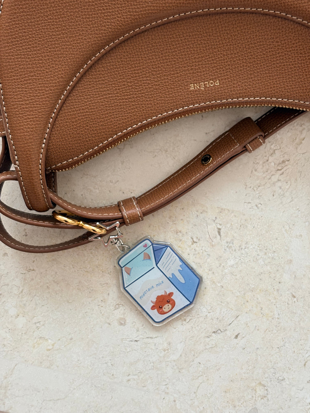 Minotaur Milk Keychain