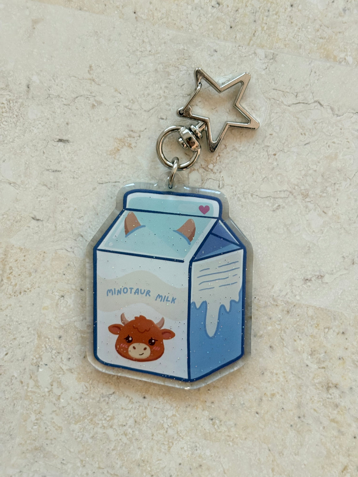 Minotaur Milk Keychain